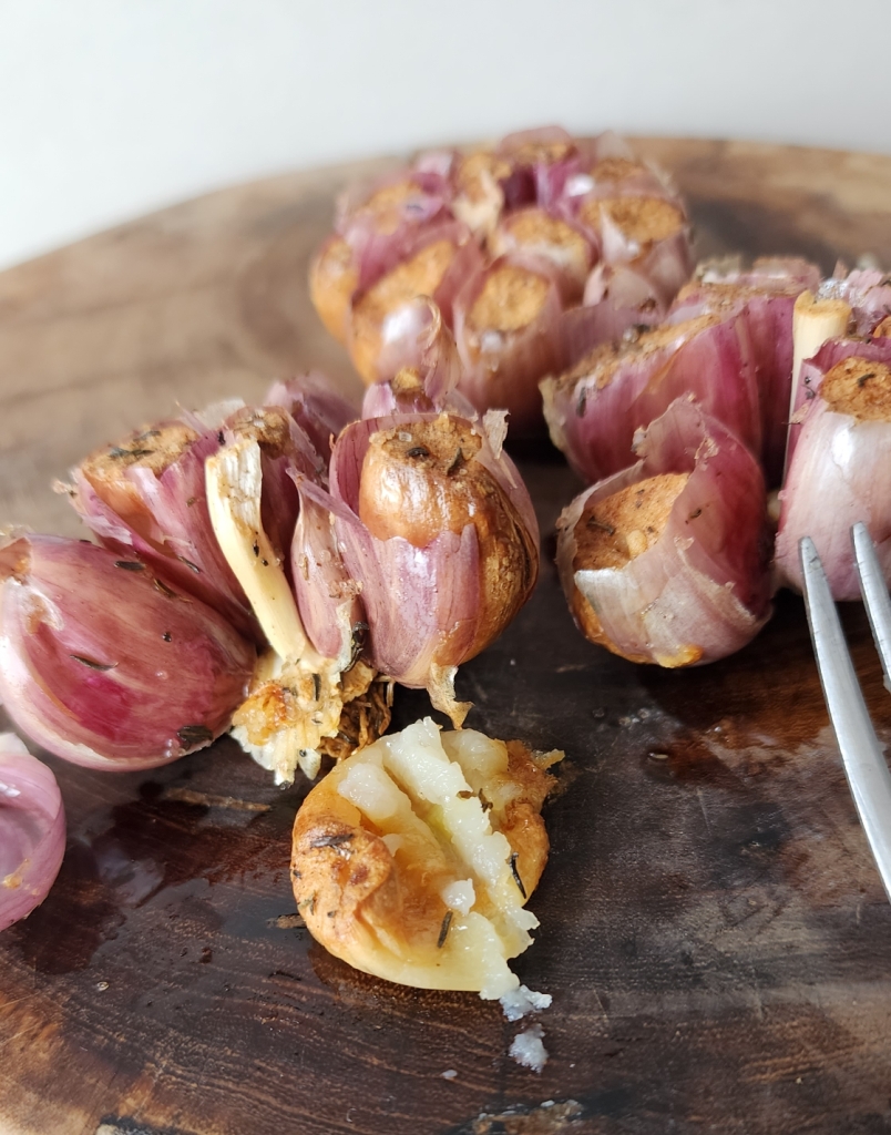 Alho Assado na Airfryer