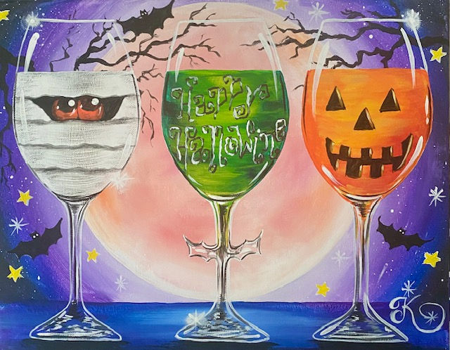 Paint & Sip - Hallo-Wine