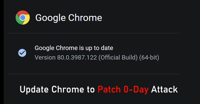 Zero day explorado no google chrome ativamente