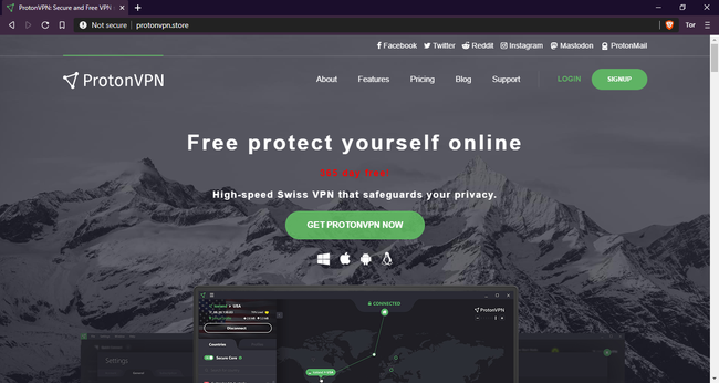 Malware Azorult espalha-se com instalador falso do Protonvpn para Windows
