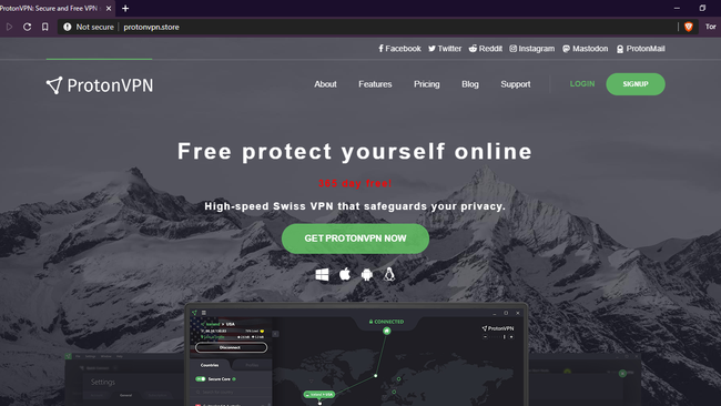 Malware Azorult espalha-se com instalador falso do Protonvpn para Windows