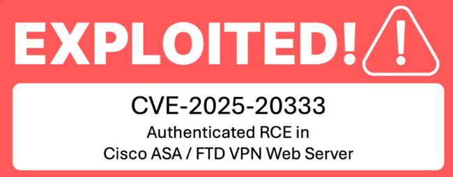 Alerta para o CVE-2025-20333 referente a produtos da Cisco
