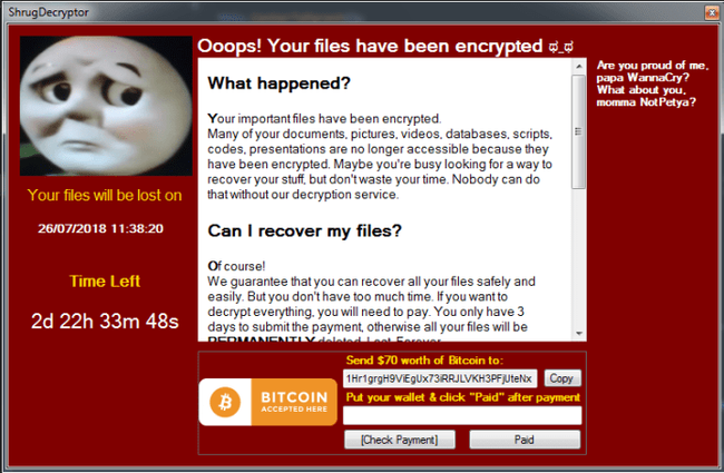 A New .NET Ransomware Shrug2