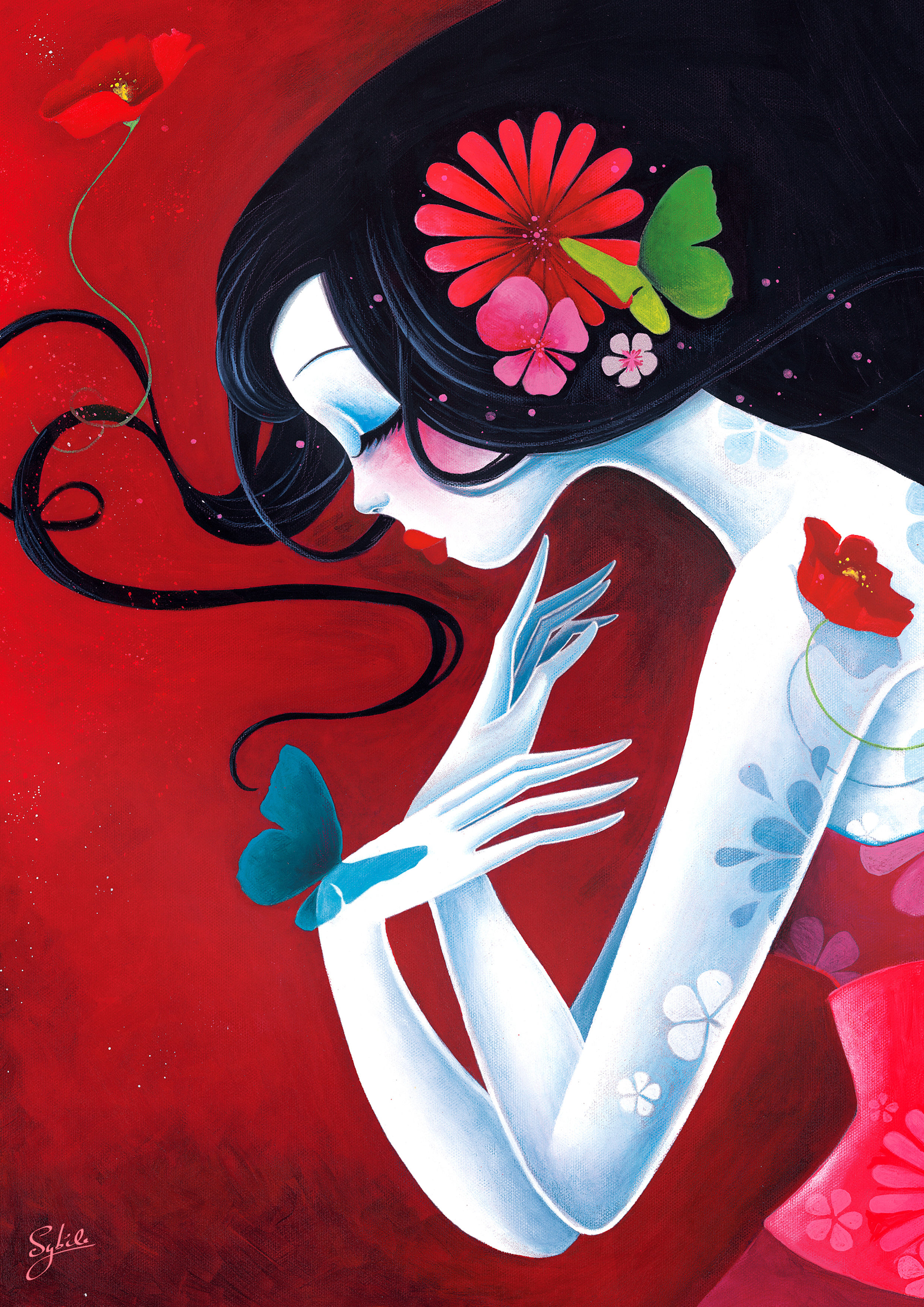 Print Coeur de papillon