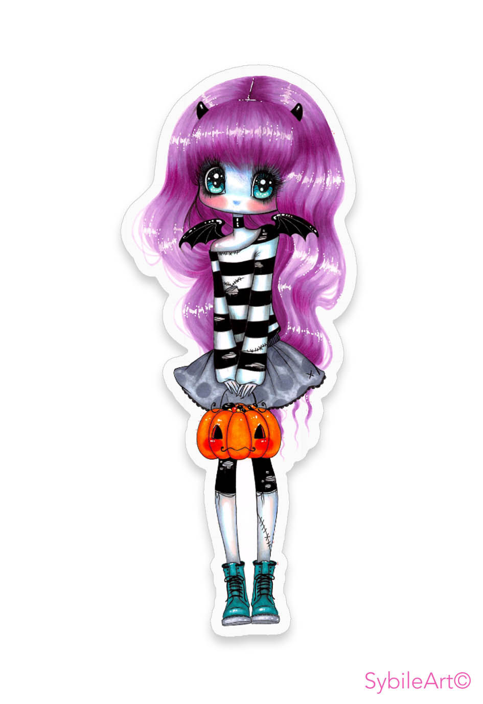 Sticker or Magnet April Devil