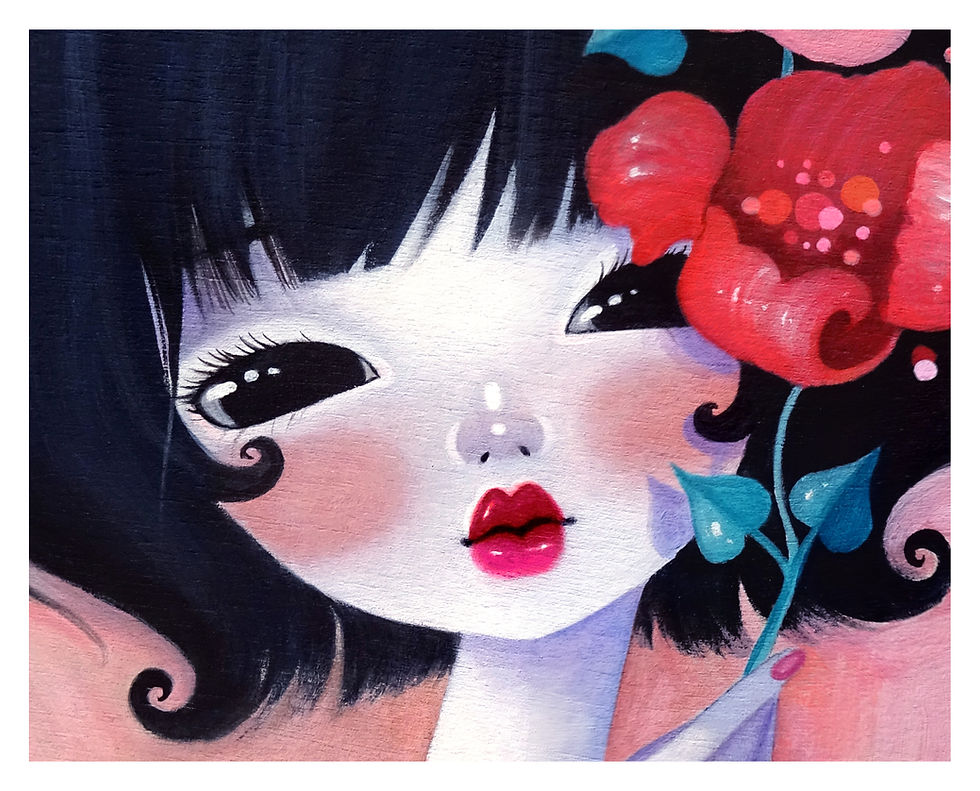 Thumbnail: Original painting Hina