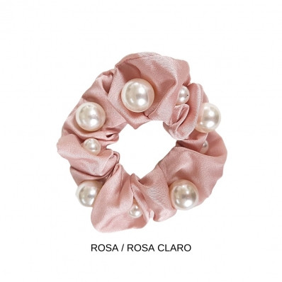 Miniatura: Scrunchies Frufru Pérolas