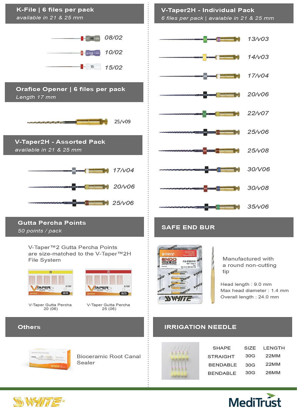 Thumbnail: DC Taper Assorted Endo File - SS White