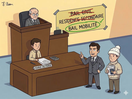 Baux "Code civil" de 1+ mois à Paris : Fin de la faille juridique et risque de 100 000 € d'amende