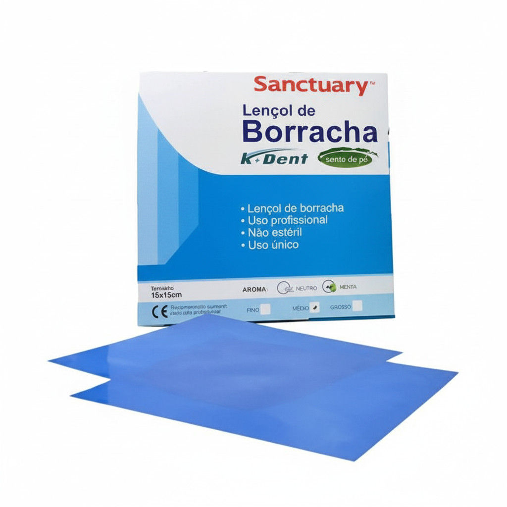 Lençol Borracha Santcuary (sem pó) -K Dent Azul (sem estoque!)