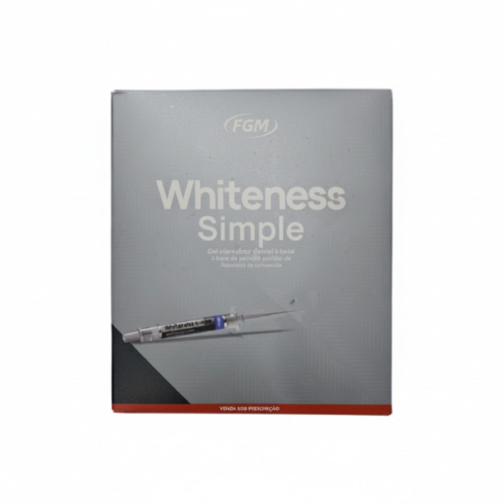 Clareador Whiteness Simple c/5 seringas 3g cada- FGM