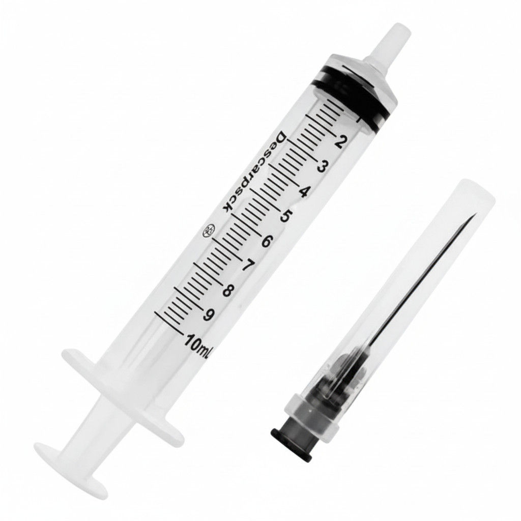 Seringa Hipodérmica Luer Slip 10ml com Agulha 25x0,70mm - Descarpack