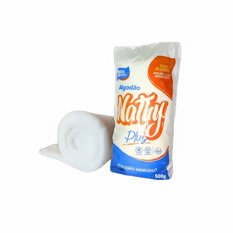 Algodão Hidrófilo em Rolo 500g -Nathy