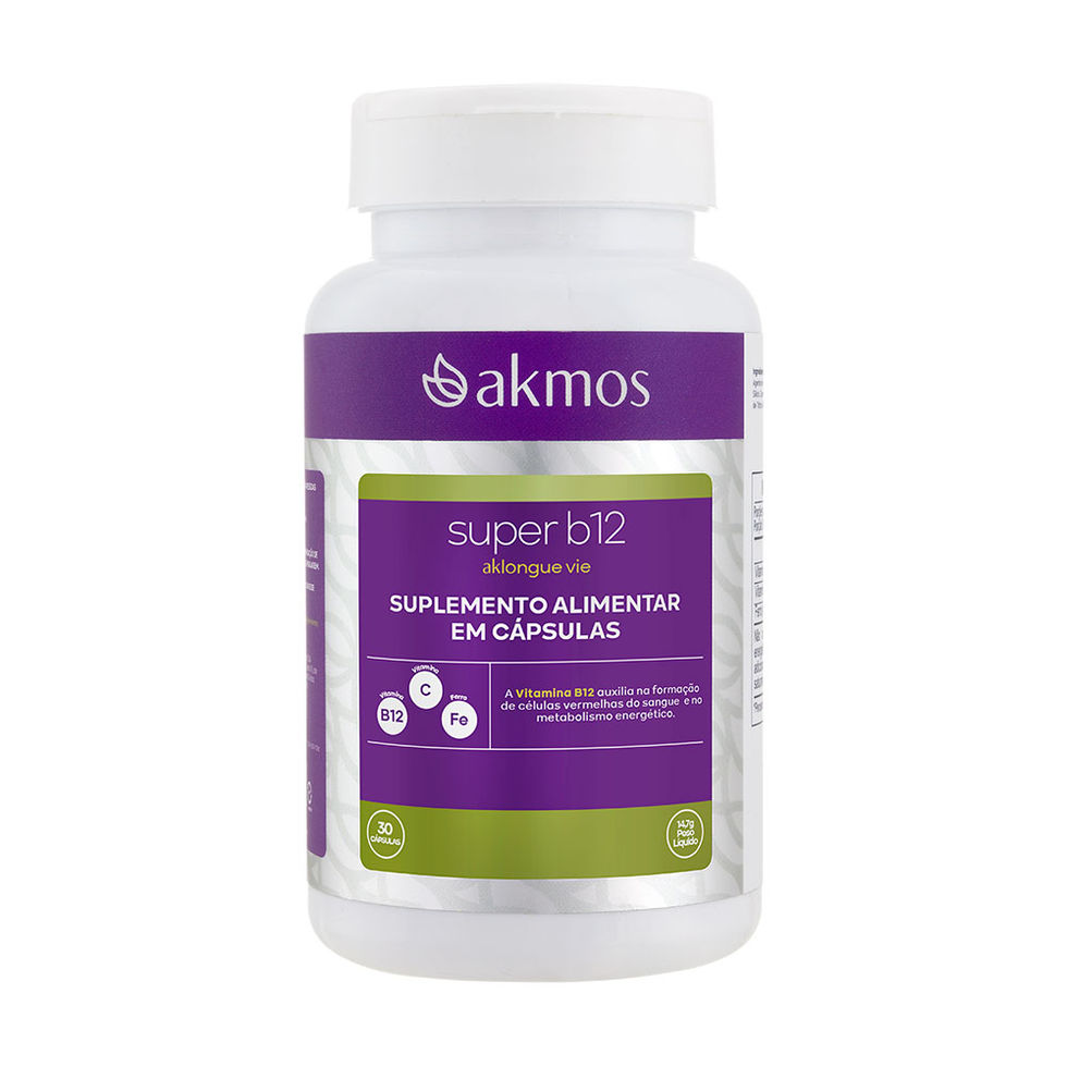 Suplemento Super B12 Longue Vie 30 Capsulas