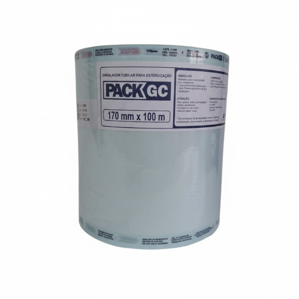 Rolo para Esterilização 17cmx100m - PackGC
