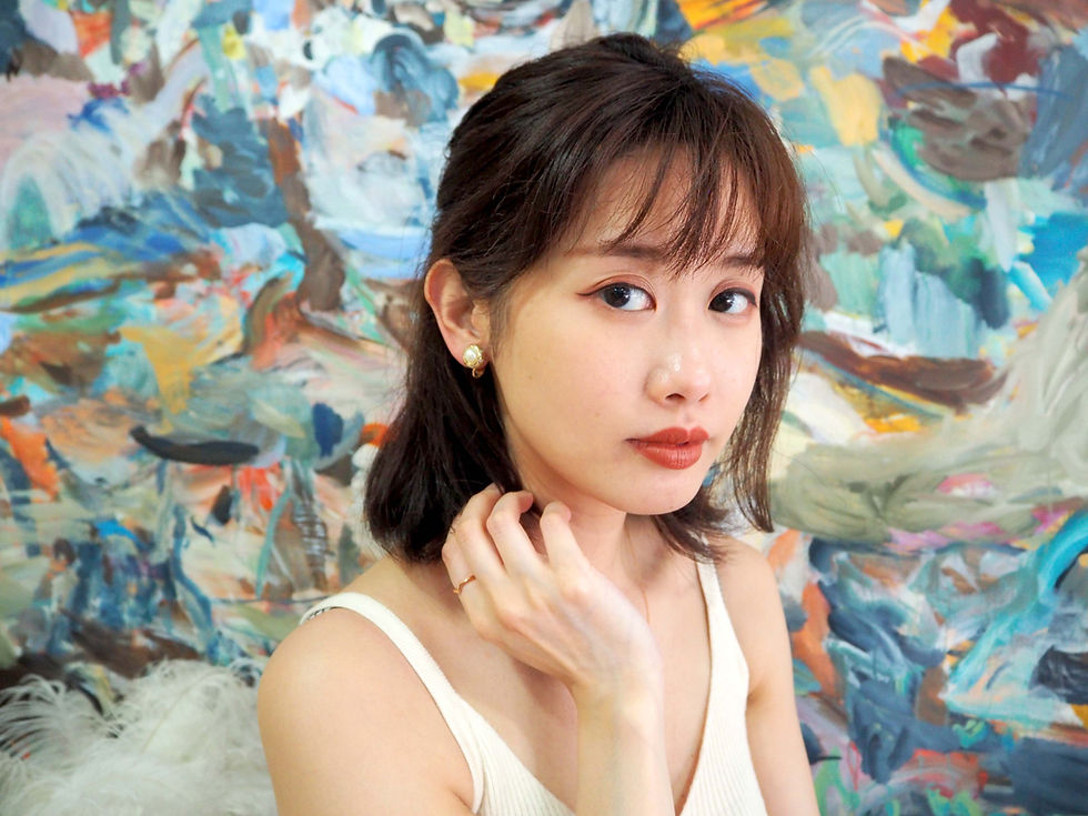 Miniatura: 貴族鍍金花邊圓型珍珠耳夾 貴婦淑女 日本高級二手古著珠寶首飾