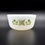 縮圖：FIRE KING Milk White Glass Printed Soup Bowl - 60s Antique Glassware