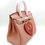 섬네일: 【CUPID】Red Swarovski Crystals Heart in Lightpink Handbag  【邱比特系列】紅心施華洛水晶綴豆沙紅色手袋    Material - Leather  Color - Pink  Crystals
