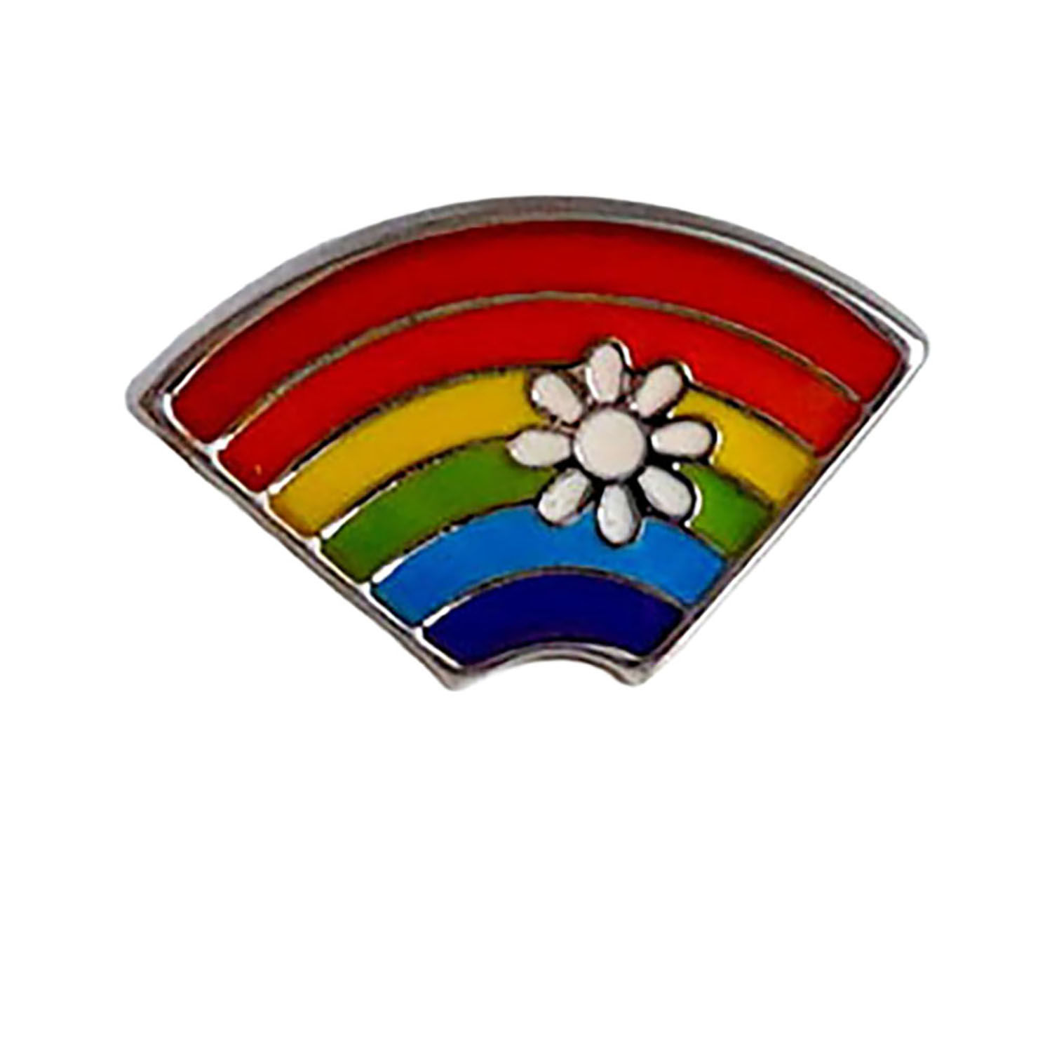 LANVIN Rainbow Pattern Lapel Button (Decorative Use)