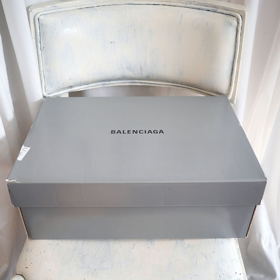Thumbnail: EU39 Balenciaga Black Track Rubber Velcro Sandals