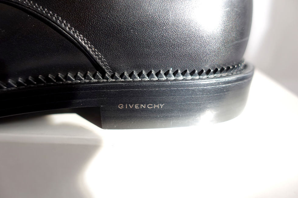 Miniaturbild: Size 39 GIVENCHY Black Office Workers simple genuine cowhide shoes