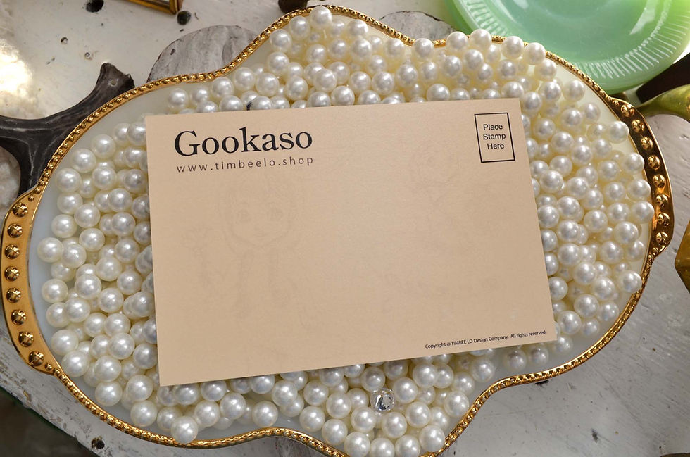 섬네일: GOOKASO 貓咪國王 黑暗風心臟寶座 明信片 珠光卡紙材質POSTCARD