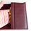 縮圖：法國中古Cartier Paris棗紅色真皮三摺銀包 高級二手古著珠寶首飾