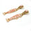 Miniatura: Handmade Embroidered Beaded Fish Earrings