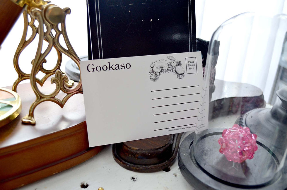 섬네일: GOOKASO 空心貓咪玻璃瓶 明信片  書紙材質 POSTCARD