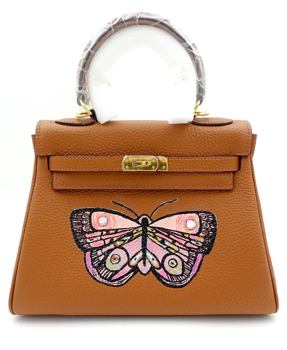 縮圖：Material - Leather Color - Brown (Can order other color) Size - 25cm (can order 25cm / 30cm / 35cm) Pattern - Other patterns