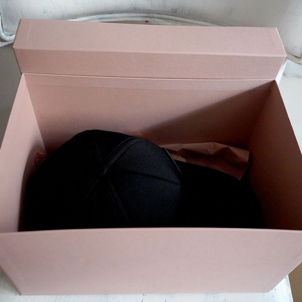縮圖：MIU MIU Black Logo Embroidered Baseball Cap