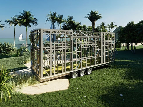 Steel Frame Tiny House - The Silver Frames Company