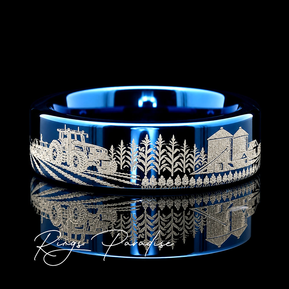 heartland heritage ring farm life tungsten wedding band 6mm