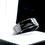Thumbnail: Men's Wedding Band, Airbus Pattern Engraved Mens Tungsten Ring, Custom Designed Wedding Bands, Engagement Rings, His Hers
