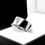 Thumbnail: Microphone, Turntable, Musical Notes Pattern Engraved Silver Tungsten Ring