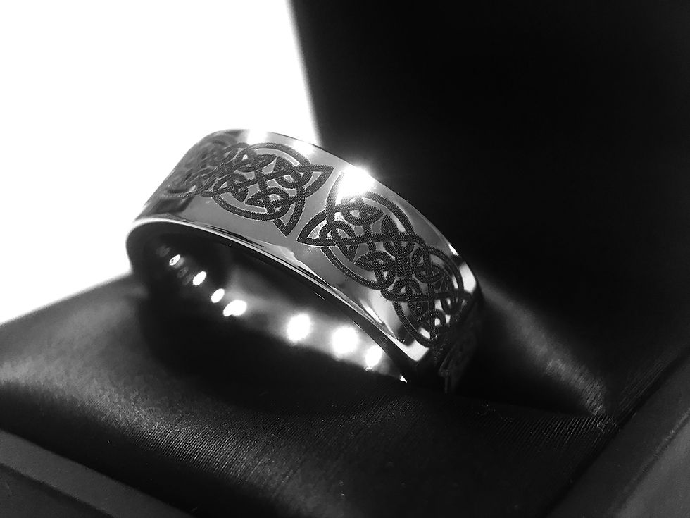 Celtic Eternity Ring, Engagement Ring, Wedding Ring, Tungsten Ring, Mens Wedding Bands, Rings Paradise, Wedding Bands Set