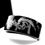 Thumbnail: Hors and wolf facing enach other pattern engraved black tungsten carbide wedding band, mens tungsten ring, mens ring, wedding