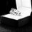 Thumbnail: Duck Wedding Bands, Animal Track Duck Print Ring Engraved Flat Tungsten Ring, Promise Rings, His Her Wedding Bands, Men Women