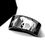 Thumbnail: Hors and Wolf Engrave Black Tungsten Ring, Mens Ring, Rings for Women