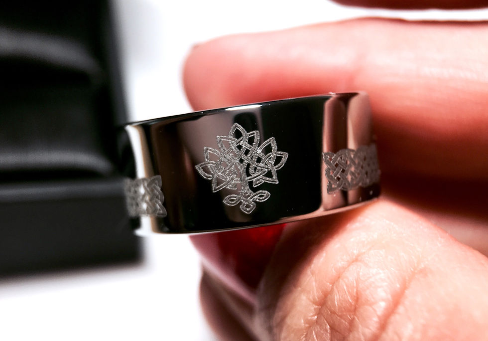 Thumbnail: Life of Tree Celtic Ring, Celtic Love  Ring, Celtic Knot Ring, Irish Ring