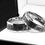 Thumbnail: Wedding rings Set, Matching Set, his and her, Tungsten Carbide Ring, Celtic Ring, Knot Ring, Band, Anniversary Gift
