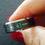 Thumbnail: Men's Tungsten Carbide Ring with Square Emerald Stone Setting, Mens Ring