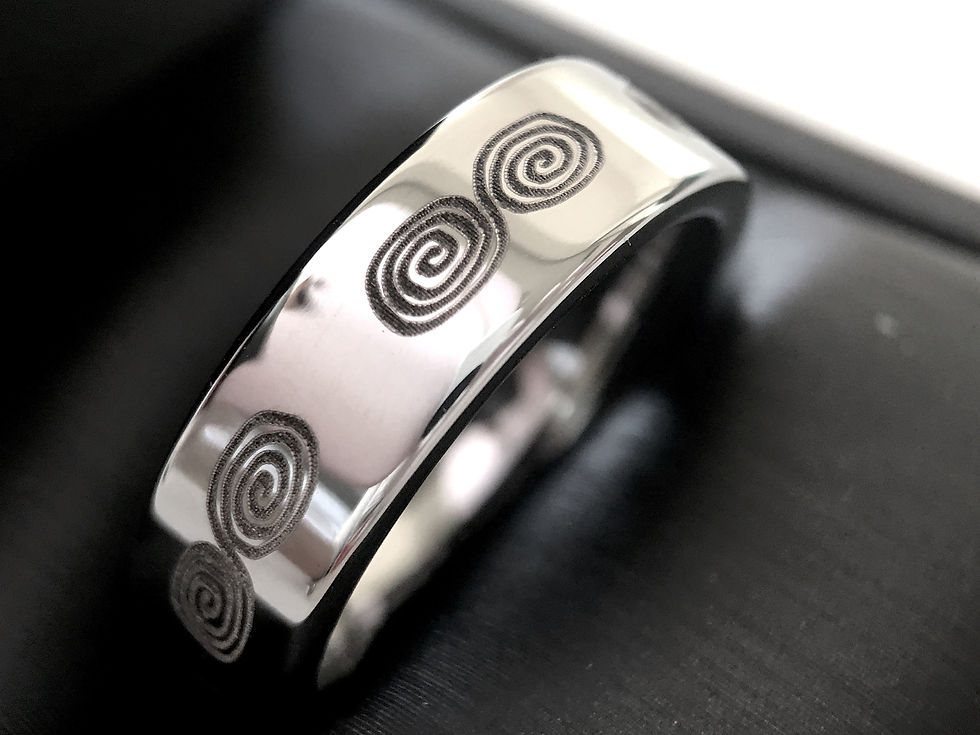 Infinity Knot Ring, Eternity Ring, Infinity Ring, Knot Ring, Tungsten Wedding Bands, His and Her Promise Ring, Mens Tungsten