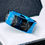 Thumbnail: Maple Leaves Pattern Engraved Blue Tungsten Carbide Ring, Mens Tungsten Ring, Mens Wedding Band, Women Ring, Unique Design We
