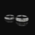 Thumbnail: Silver tungsten carbide wedding rings, durable and scratch-resistant, classic men’s and women’s wedding bands.