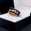Thumbnail: Silver and Black Mountains Ring, Mens Ring,Tungsten Wedding Bands, Wedding Bands Mountain, His and Her Promise Rings,  Gold