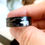 Thumbnail: Black tungsten Ring, Wedding ring, Engagement Gift, Wedding Bands, Promise Ring, Mens Ring, Engagement Ring, Bears Ring
