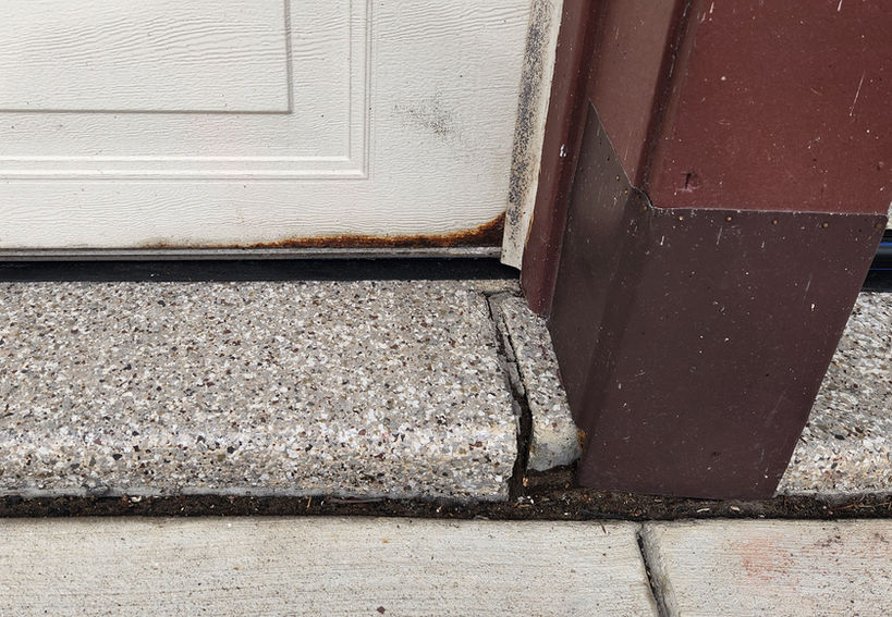 Garage Door Rust Removal