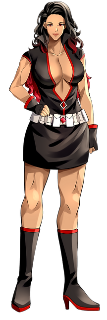 Engage with Scarlet Ruby, a trained combatant and highly intellectual scientist who researches Prismatic Energy