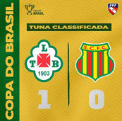 Tuna Luso-PA vence o favorito Sampaio Corrêa-MA e se classifica na Copa do Brasil